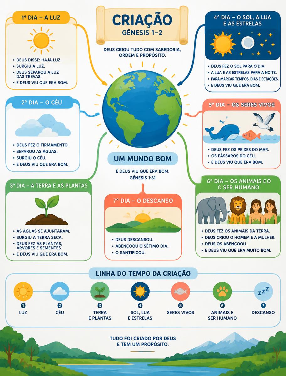 Mapa mental da Criação